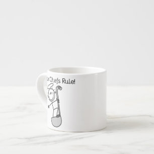 Taza De Espresso Los chefs hombres mandan