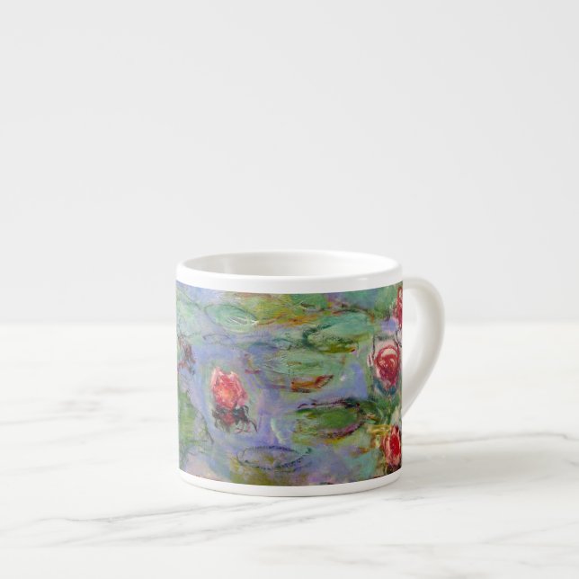 Taza De Espresso Los lirios de agua de Claude Monet (Derecha)