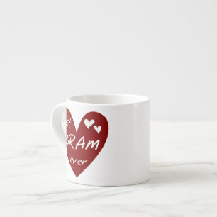 Taza De Espresso Los mejores regalos de la historia del corazón roj