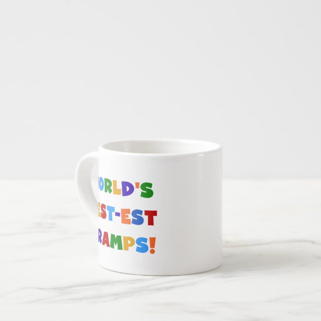 Taza De Espresso Los mejores regalos de los mejores Gramps del mund (Izquierda)