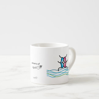 Taza De Espresso los océanos de muackS!!! W/M