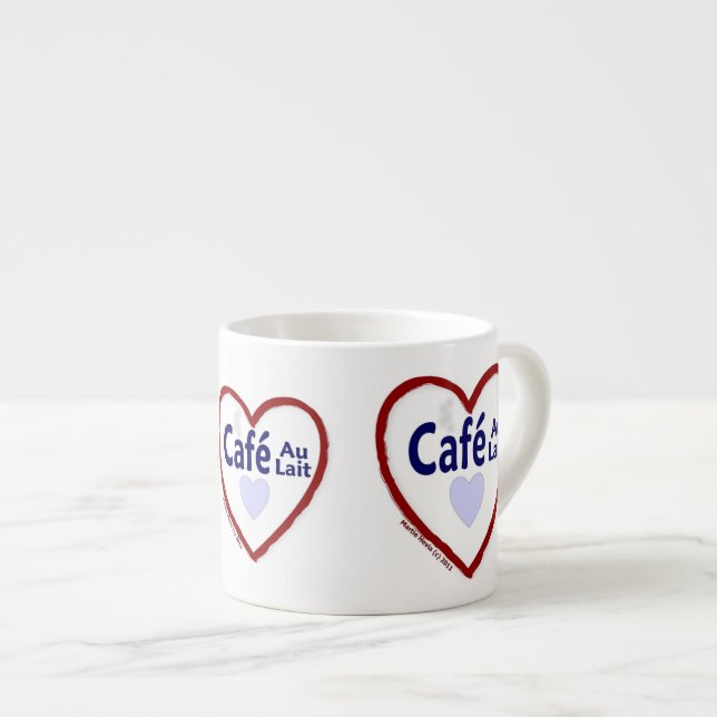 Taza De Espresso Love Café Au Lait - Espresso Mug (Derecha)