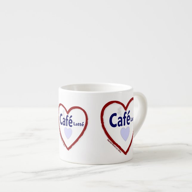 Taza De Espresso Love Café Latté - Espresso Mug (Derecha)