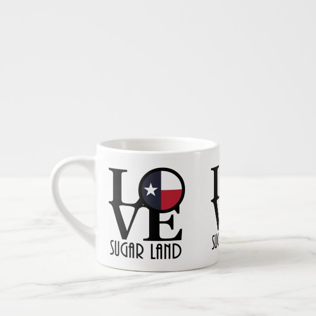 Taza De Espresso LOVE Sugar Land (Izquierda)