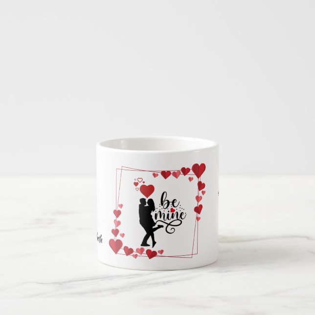 Taza De Espresso Love Vibes Personalized Espresso Mug (Frente)