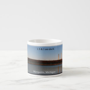 Taza De Espresso LS&I Ore Dock Marquette espresso mug