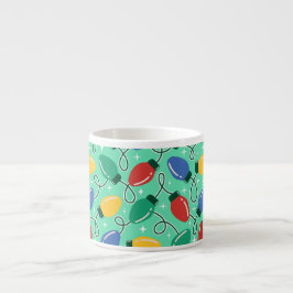 Taza De Espresso Luces alegres y brillantes