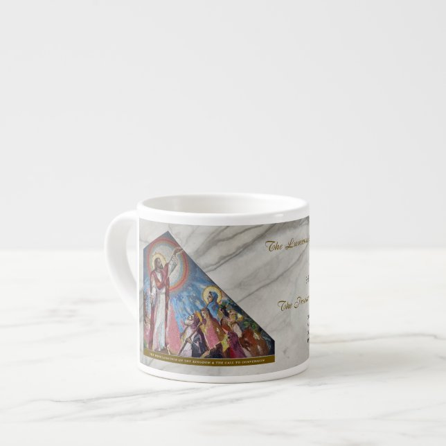 Taza De Espresso Luminous Rosary Mysteries Item #3: Proclamation (Izquierda)