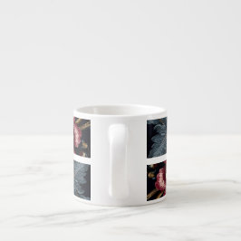 Taza De Espresso Luxury Indian Floral Vintage Royal
