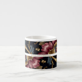 Taza De Espresso Luxury Indian Floral Vintage Royal