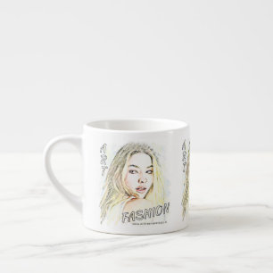 Taza De Espresso Madelyn Fashion Art