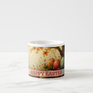 Taza De Espresso Magia de Floración Primaveral con el Esplendor del