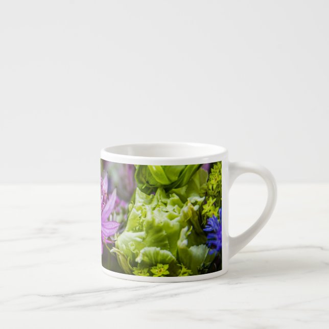 Taza De Espresso Magia exquisita de las flores #1 (Derecha)