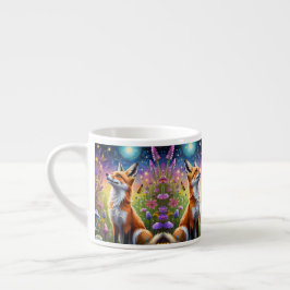 Taza De Espresso Majestic Fox