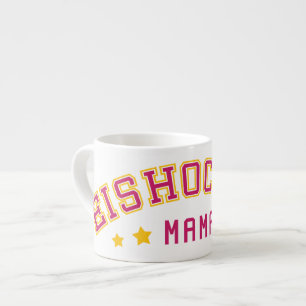 Taza De Espresso Mamá de hockey sobre hielo alemana