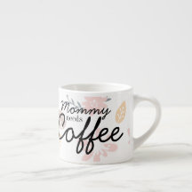 Mamá necesita café - Café floral Mug
