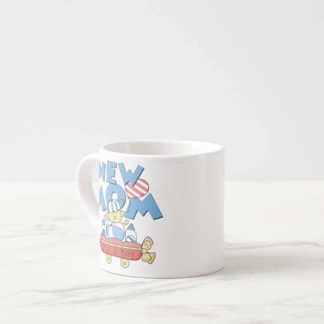 Taza De Espresso Mamá nueva es un regalo de niño (Izquierda)