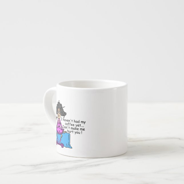 Taza De Espresso Mañana Antes Del Café Humor (Izquierda)