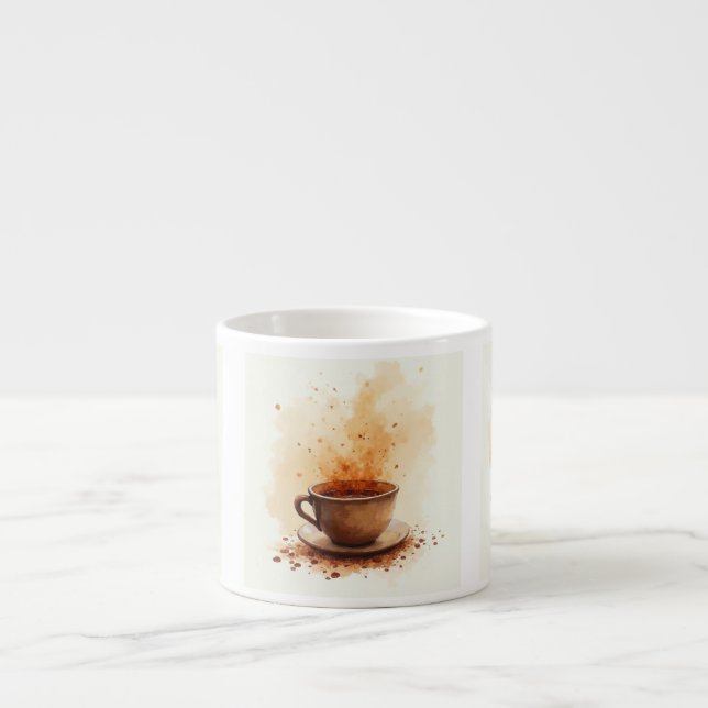 Taza De Espresso Mancha de café  (Frente)
