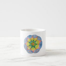 Taza De Espresso Mandala acuarela buenos días Mug
