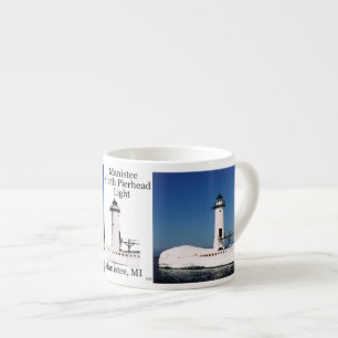 Taza De Espresso Manistee North Pierhead Light espresso mug