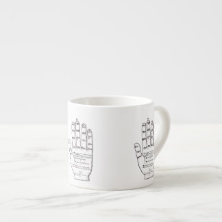 Taza De Espresso Mano de Guidonian, teoría medieval de la música