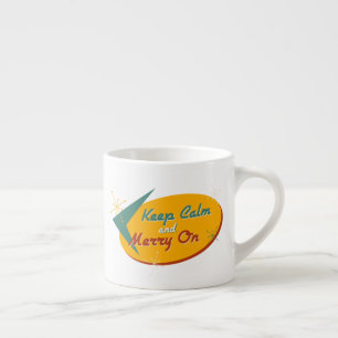 Taza De Espresso Mantén la calma y el ritmo