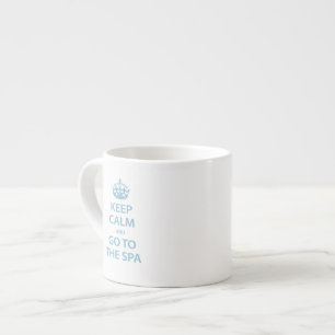 Taza De Espresso Mantenga la calma y vaya al spa
