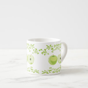 Taza De Espresso manzanas verdes