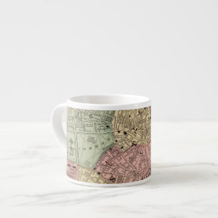 Taza De Espresso Mapa de Boston de Mitchell