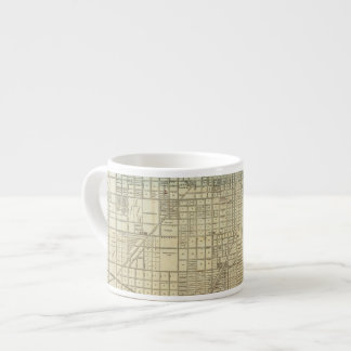 Taza De Espresso Mapa de Chicago
