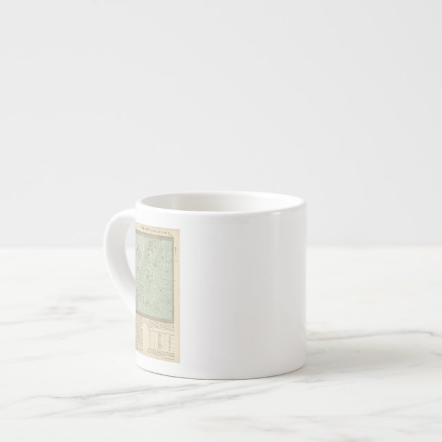 Taza De Espresso Mapa de estrella 2 (Izquierda)