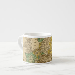 Taza De Espresso Mapa de Europa por Worcester