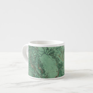 Taza De Espresso Mapa de la clasificación de tierra de Idaho