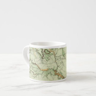 Taza De Espresso Mapa de la clasificación de tierra de New México