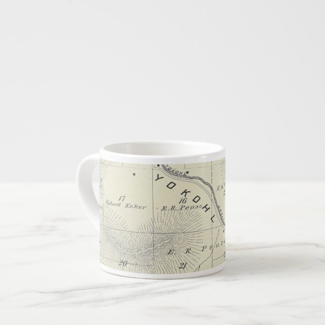 Taza De Espresso Mapa de la sección de T19S R27E el condado de (Izquierda)