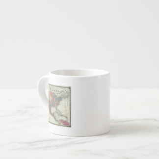 Taza De Espresso Mapa de los Estados Unidos, Canadá, México