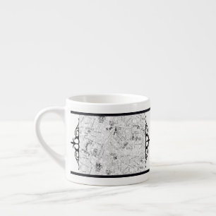 Taza De Espresso Mapa de París