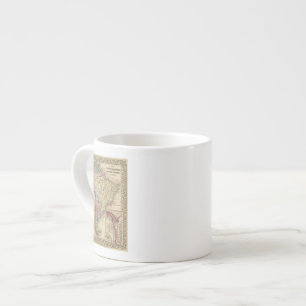 Taza De Espresso Mapa de Suramérica de Mitchell