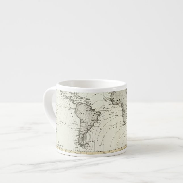 Taza De Espresso mapa del atlas de la Marea-onda (Izquierda)