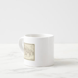Taza De Espresso Mapa del atlas de París
