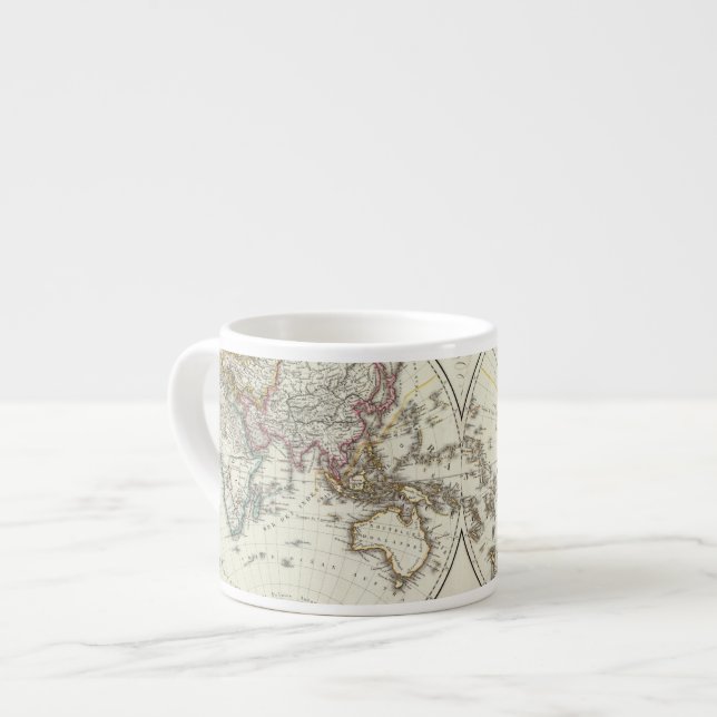 Taza De Espresso Mapa del atlas de París (Izquierda)