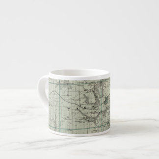 Taza De Espresso Mapa del condado de Clarke, estado de Iowa