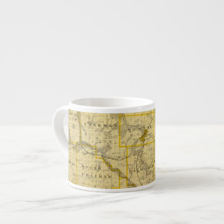 Taza De Espresso Mapa del condado de Jasper, estado de Iowa