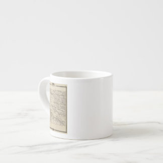 Taza De Espresso Mapa del condado de Jones, estado de Iowa