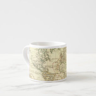 Taza De Espresso Mapa del mundo 5