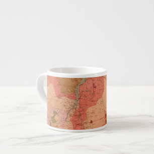 Taza De Espresso Mapa geológico del distrito de Washoe