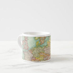 Taza De Espresso Mapa político de Europa