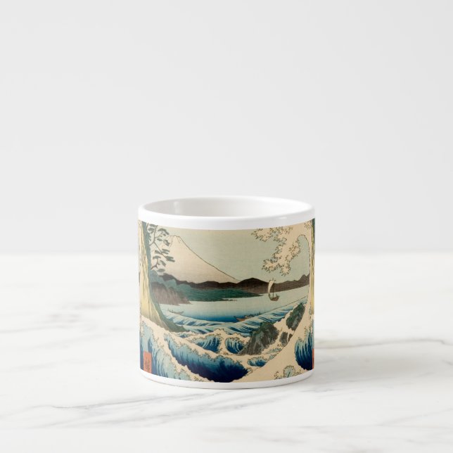Taza De Espresso Mar de Satta Hiroshige (Frente)