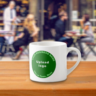 Taza De Espresso Marca de negocios de Ronda Verde sobre Espresso Mu